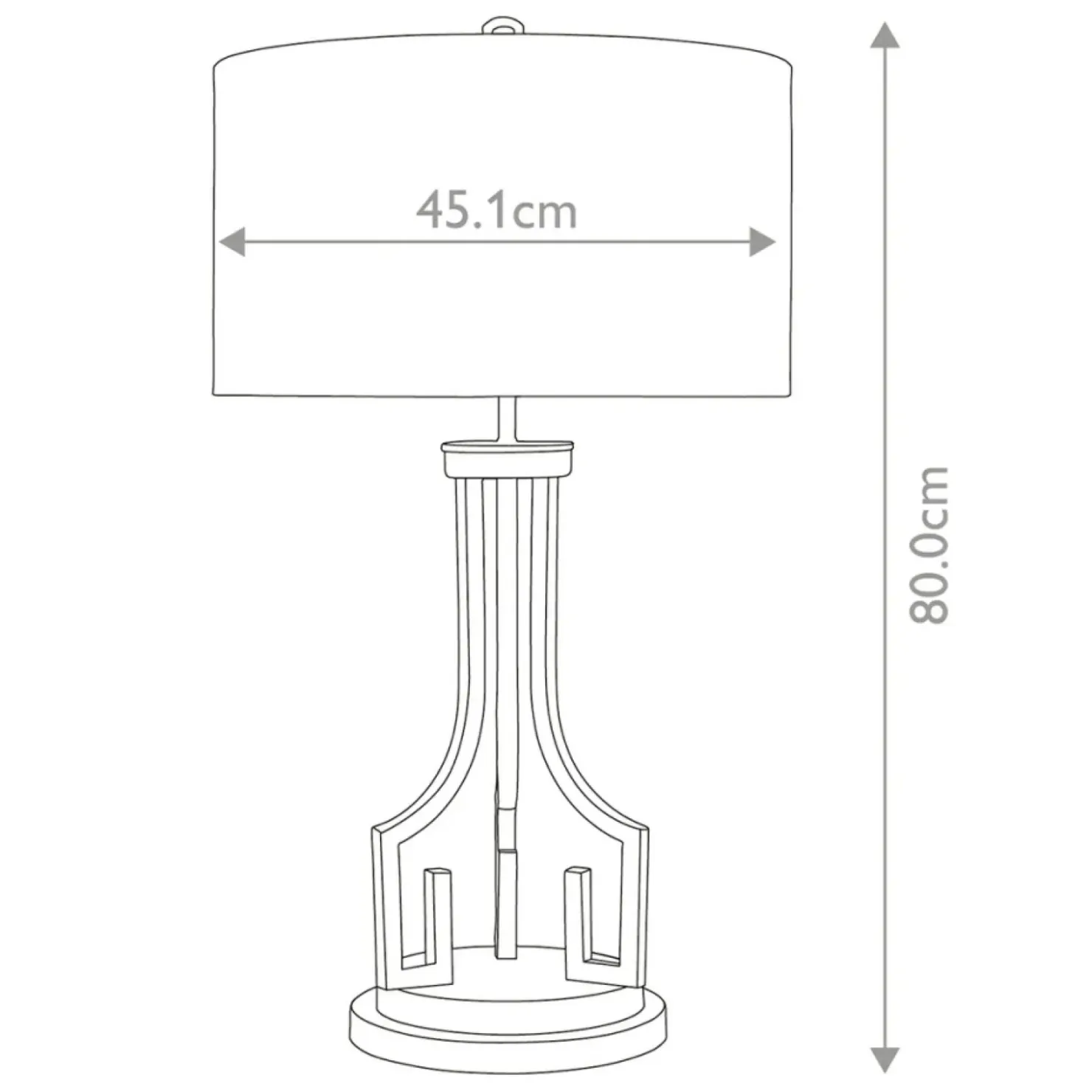 Wymyślna lampa nocna z abażurem GN-LEMURIA-TL z serii LEMURIA*Sklep Kaja Cheap