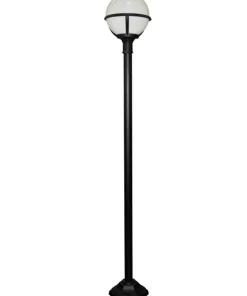 Wysoka lampa ogrodowa, czarna GLENBEIGH-POST z serii GLENBEIGH*Sklep Kaja Cheap