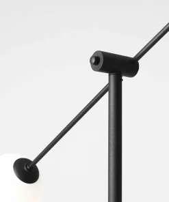 Wysoka lampa podłogowa czarna z kloszami 1081A1 OHIO | Kaja*Sklep Kaja Shop