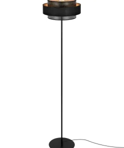 Wysoka lampa podłogowa do salonu, z abażurem K-5285 z serii AMOS*Sklep Kaja Discount