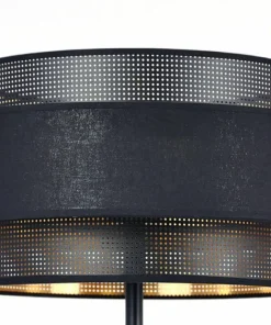 Wysoka lampa podłogowa do salonu, z abażurem K-5285 z serii AMOS*Sklep Kaja Discount