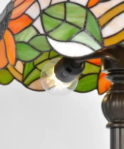 Wysoka lampa podłogowa z okazałym kloszem K-F16814 z serii SUNFLOWER*Sklep Kaja New