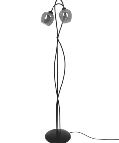 Wysoka lampa stojąca w kolorze grafitowym K-5198 z serii SARA | Kaja*Sklep Kaja New