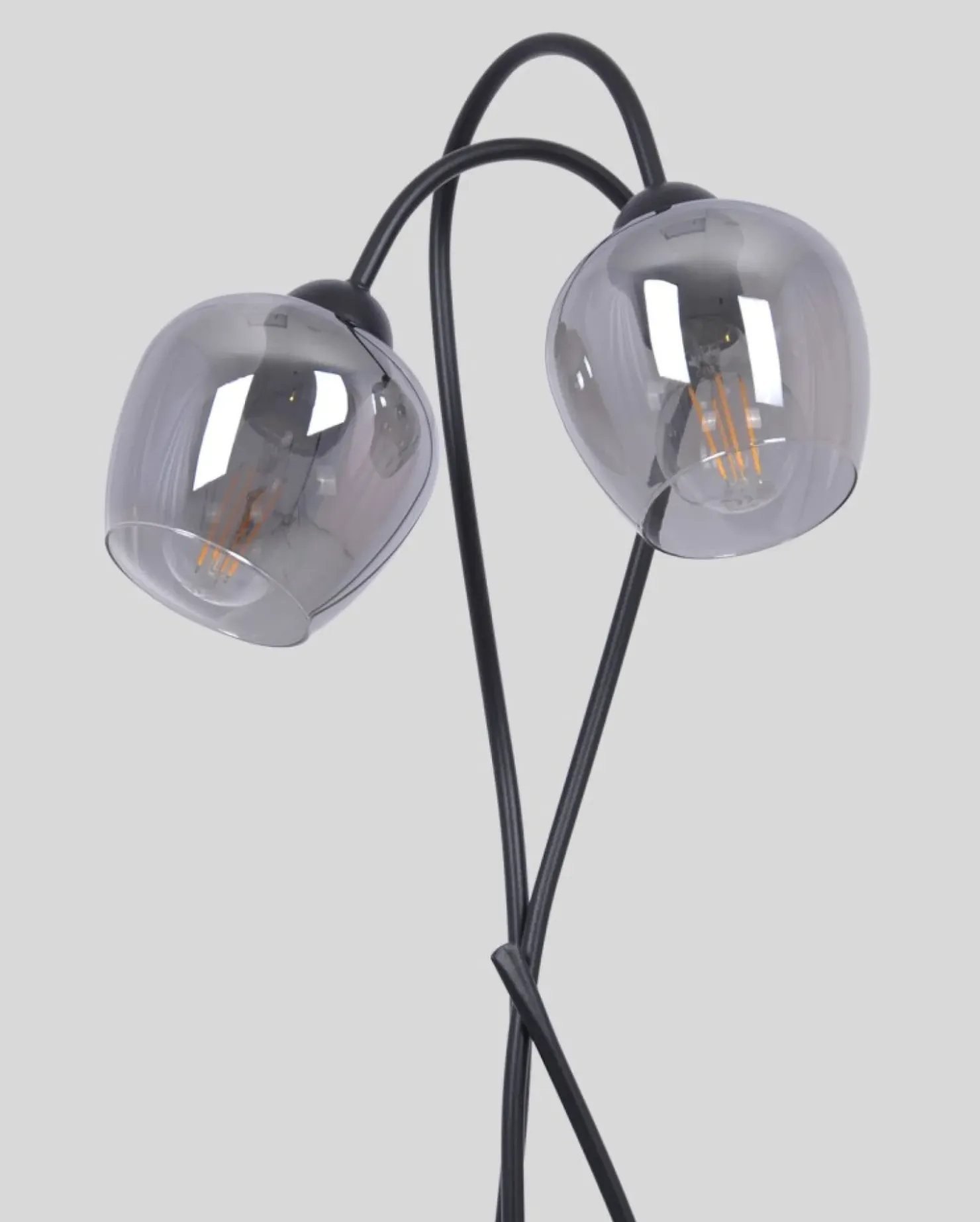 Wysoka lampa stojąca w kolorze grafitowym K-5198 z serii SARA | Kaja*Sklep Kaja New