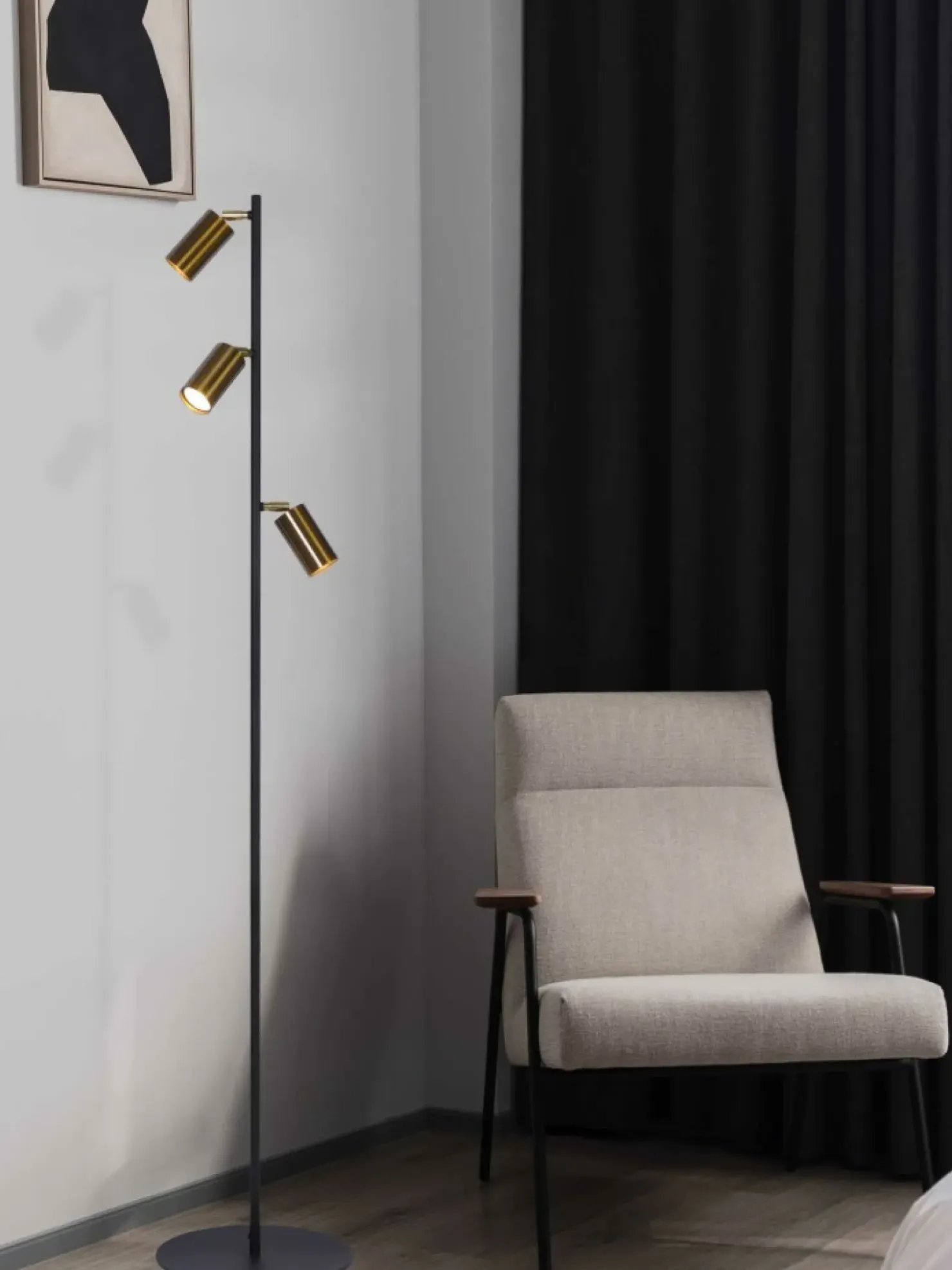 Wysoka lampa stojąca z regulowanymi tubami K-4905 ALTER | Kaja*Sklep Kaja Fashion