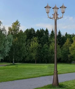Wysoka zewnętrzna latarnia K-7009A2/3 CZ/ZŁ STANDARD | Kaja*Sklep Kaja Best