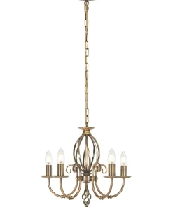 Wyszukana lampa wisząca, pałacowa ART5-AGD-BRASS z serii ARTISAN*Sklep Kaja Flash Sale