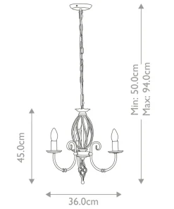 Wytworna lampa wisząca do jadalni ART3-AGD-BRASS z serii ARTISAN*Sklep Kaja Hot