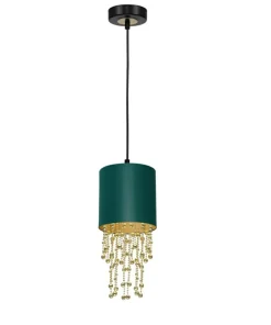 Wytworna lampa wisząca w zielonym kolorze MLP6449 z serii ALMERIA | Kaja Oświetl*Sklep Kaja Cheap