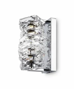 Wytworny kinkiet ścienny, kryształowy MOD124WL-L6CH3K z serii COIL*Sklep Kaja Cheap
