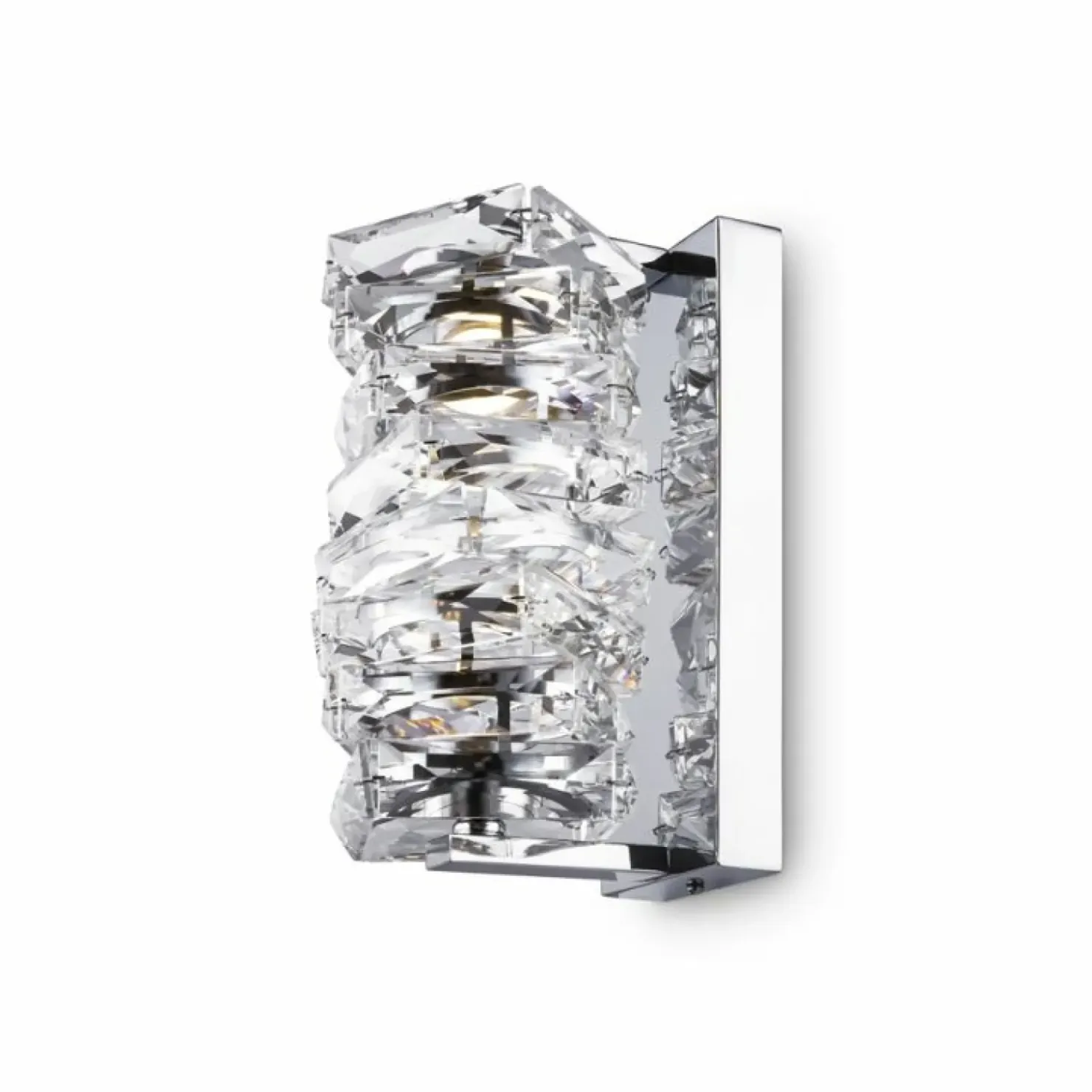 Wytworny kinkiet ścienny, kryształowy MOD124WL-L6CH3K z serii COIL*Sklep Kaja Cheap