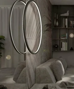 Hot Sklep Kaja Żyrandol do łazienki LED 3000K LP-999/1P S BK MIRROR | Kaja