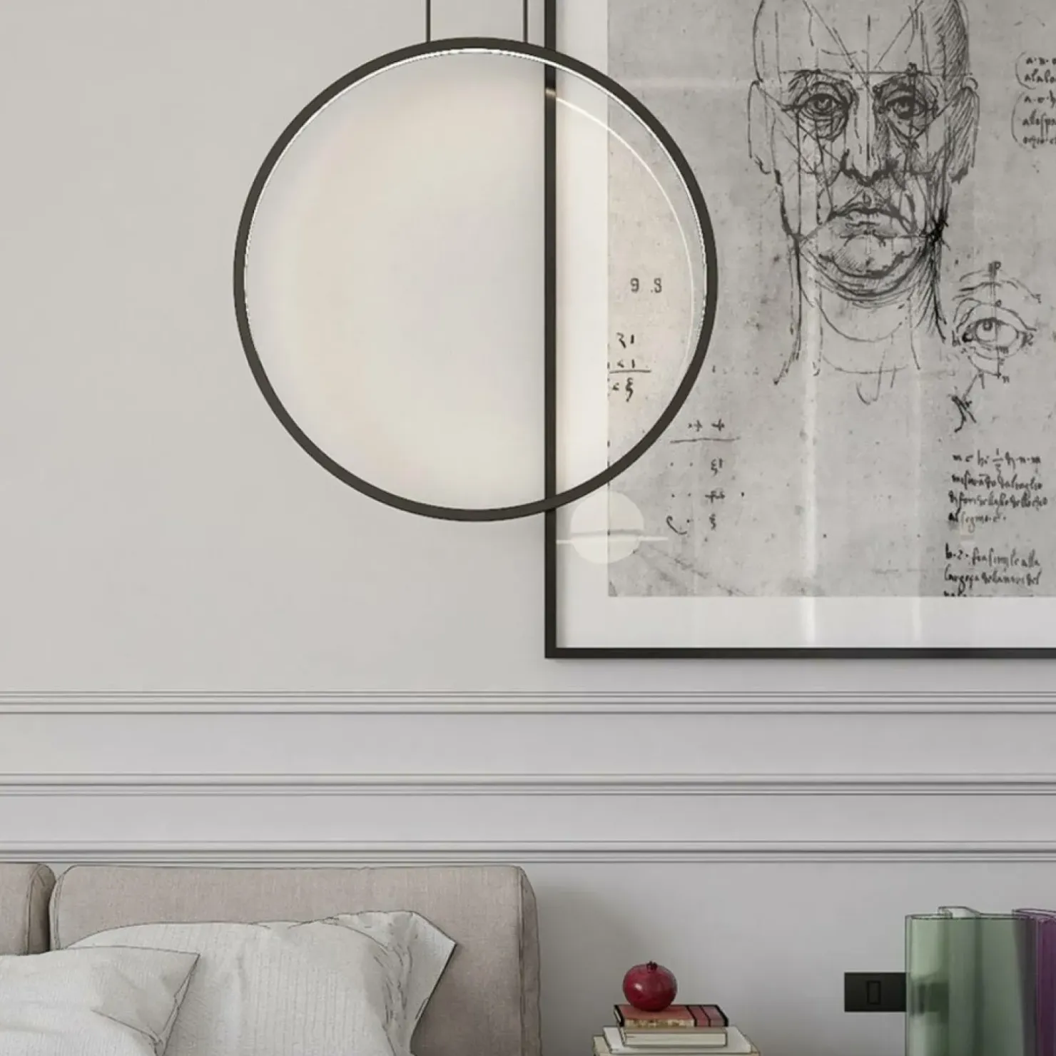 Hot Sklep Kaja Żyrandol do łazienki LED 3000K LP-999/1P S BK MIRROR | Kaja