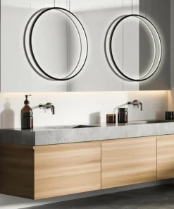 Hot Sklep Kaja Żyrandol do łazienki LED 3000K LP-999/1P S BK MIRROR | Kaja