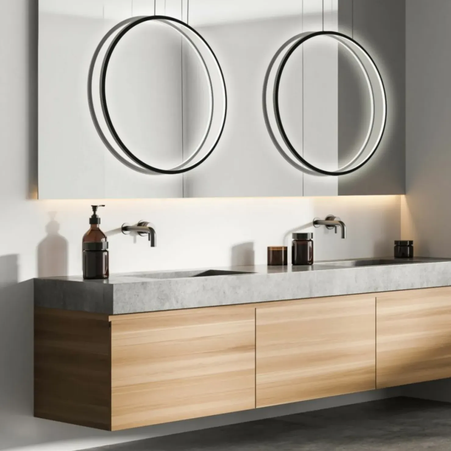 Hot Sklep Kaja Żyrandol do łazienki LED 3000K LP-999/1P S BK MIRROR | Kaja