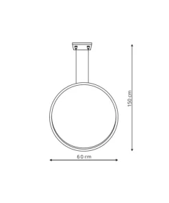 Hot Sklep Kaja Żyrandol do łazienki LED 3000K LP-999/1P S BK MIRROR | Kaja