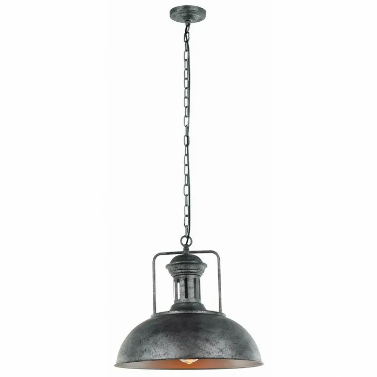 Clearance Sklep Kaja Żyrandol industrialny na łańcuchu MDM-2647/1 GR+BK NADIA | Kaja