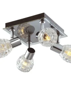 Żyrandol K-WLD14212-4 z serii MESINA - chrom*Sklep Kaja Store