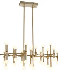 Store Sklep Kaja Żyrandol LED antyczne złoto MX16009008-38A B GIOVANNA | Kaja