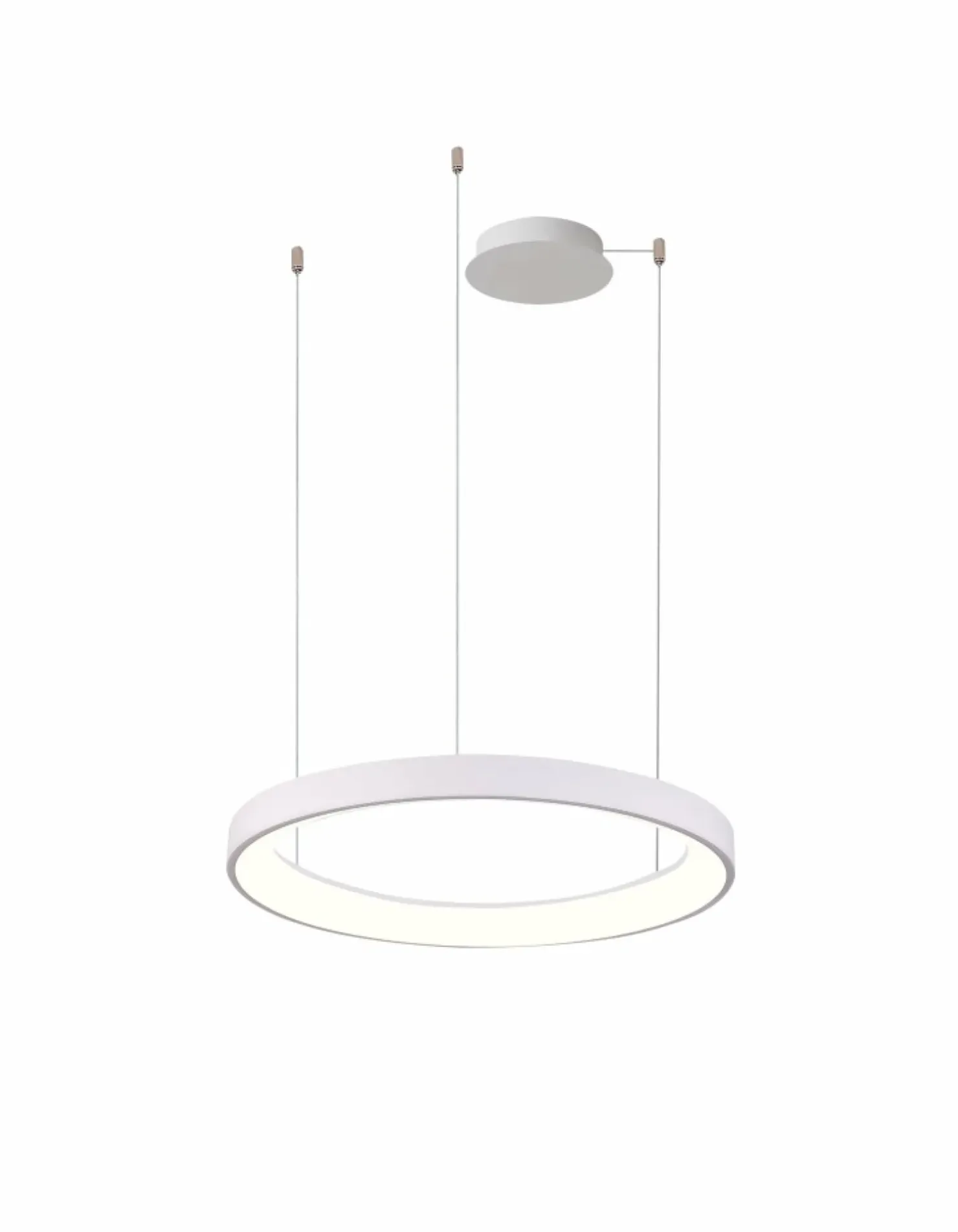 Fashion Sklep Kaja Żyrandol LED do salonu ⌀77,5cm ze ściemniaczem AZ5021 AGNES | Kaja białypiaskowany
