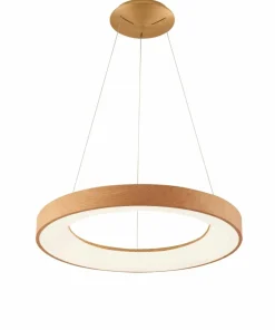 Outlet Sklep Kaja Żyrandol ledowa obręcz ⌀59,5cm z pilotem AZ5010 SANTANA | Kaja