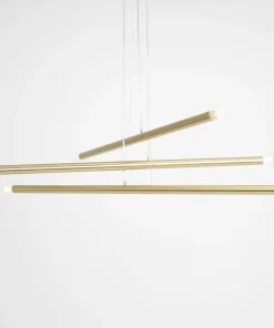 Store Sklep Kaja Żyrandol nowoczesny złoty do salonu 1072K40 TUBO | Kaja Oświetlenie Zadzwońporabattel.783200183(8-16)/mailsklep@kaja.com.pl