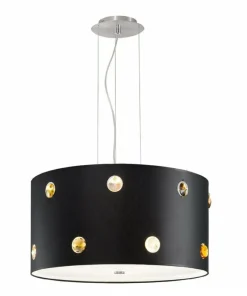 Store Sklep Kaja Żyrandol z abażurem, regulowany zwis 67239 RONDO | Kaja Oświetlenie