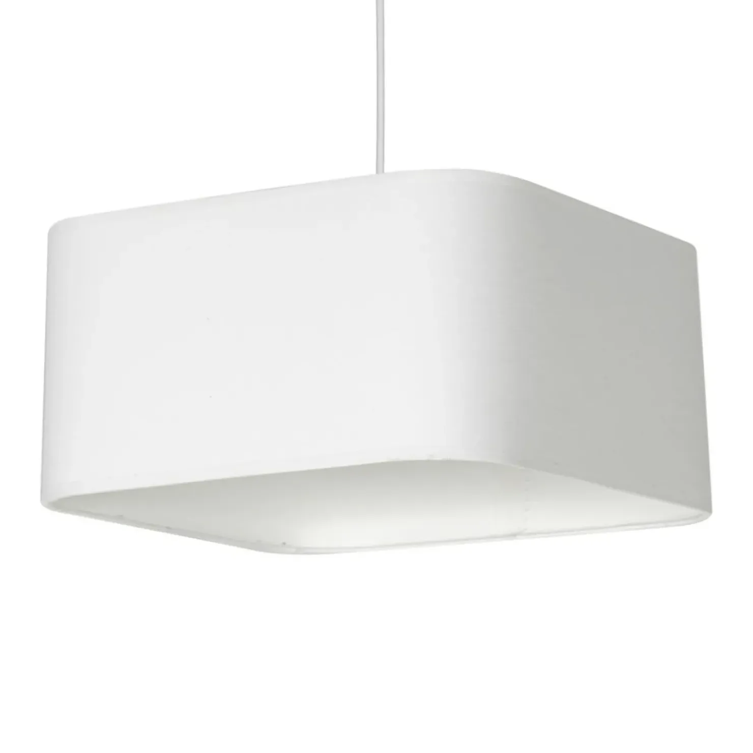 Flash Sale Sklep Kaja Żyrandol z białym, kwadratowym abażurem ML6362 NAPOLI | Kaja