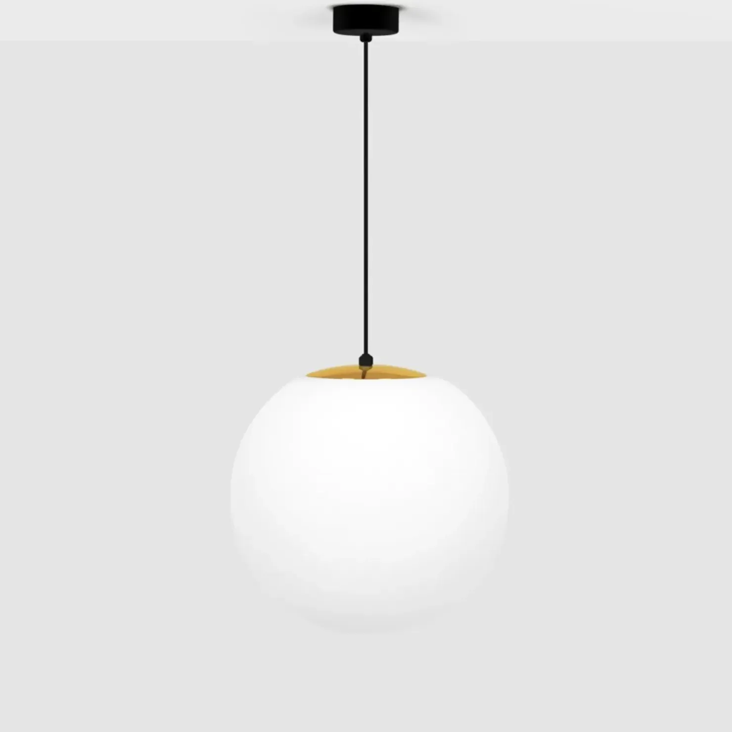 Flash Sale Sklep Kaja Żyrandol z dużym białym kloszem 30 cm K-4912 ISLA | Kaja Oświetlenie
