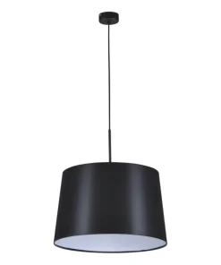 Shop Sklep Kaja Żyrandol z klasycznym abażurem K-4350 REMI BLACK | Kaja Oświetlenie czarny