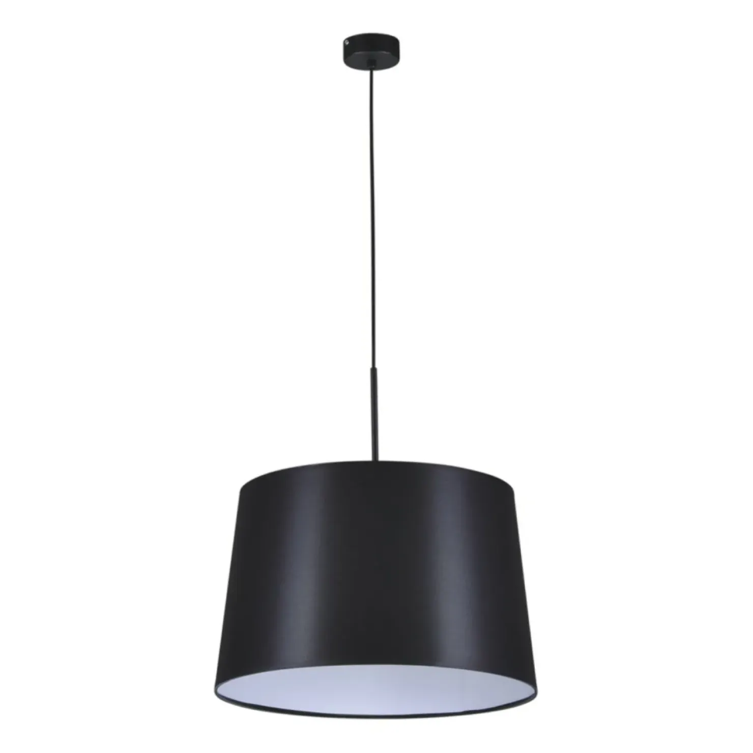 Shop Sklep Kaja Żyrandol z klasycznym abażurem K-4350 REMI BLACK | Kaja Oświetlenie czarny