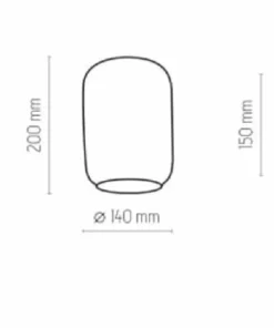 New Sklep Kaja Żyrandol z kloszami w kształcie słoików TK 1027 MARCO | Kaja