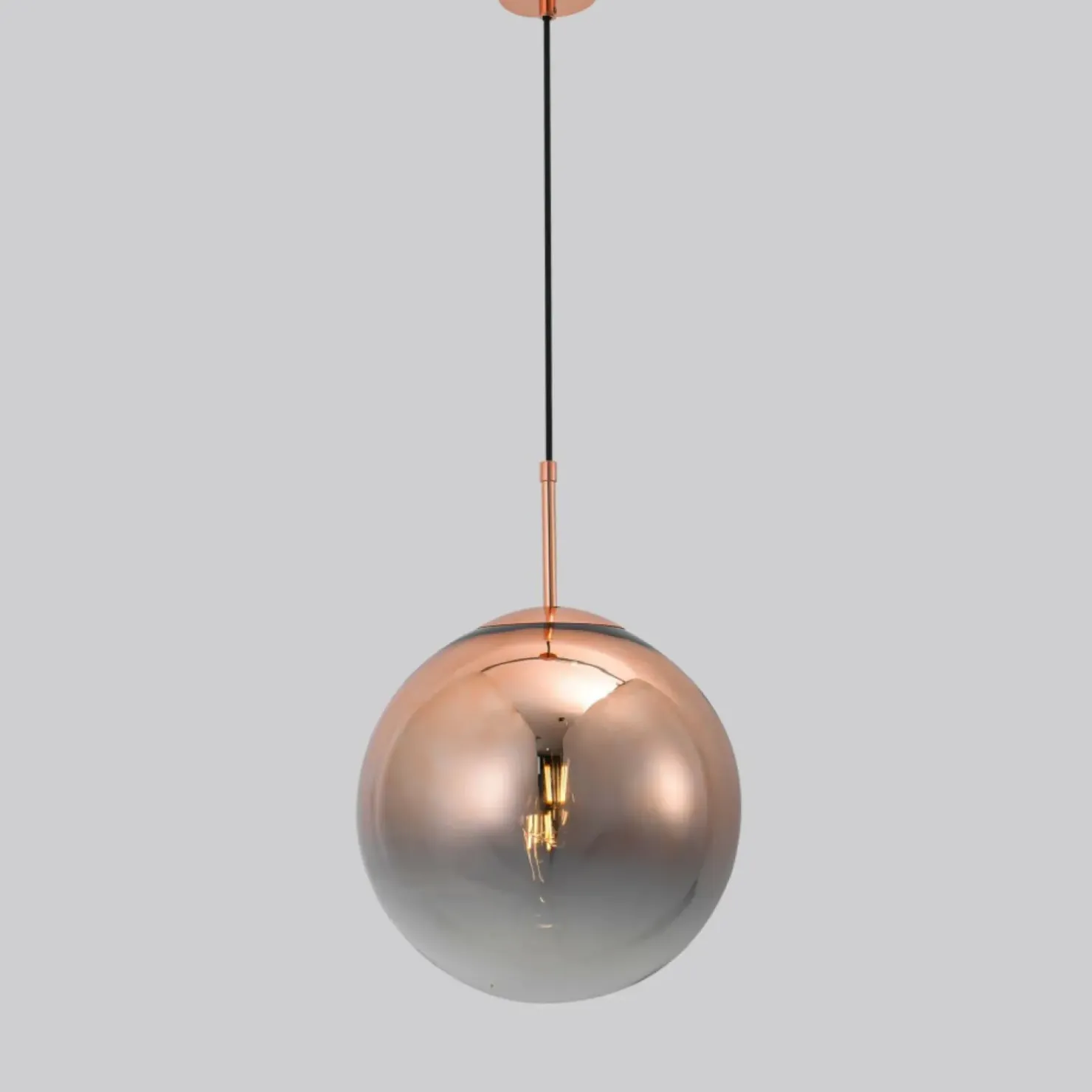 Online Sklep Kaja Żyrandol z miedzianym kloszem LP-2844/1P MI PALLA | Kaja Oświetlenie