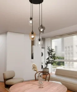 Sale Sklep Kaja Żyrandol z różnorodnymi kloszami 682/4PREM ISTAR PREMIUM | Kaja