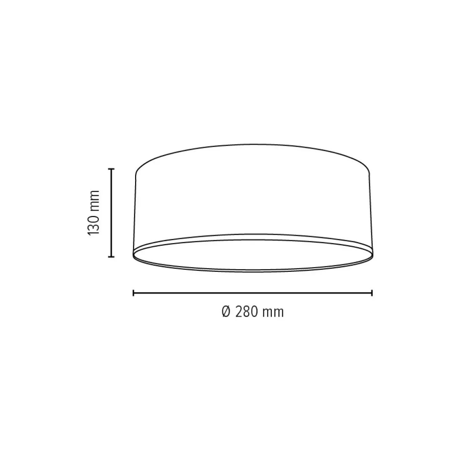 New Sklep Kaja Zabudowana lampa LED do sypialni ⌀28cm 4792812 JOSEFINA | Kaja