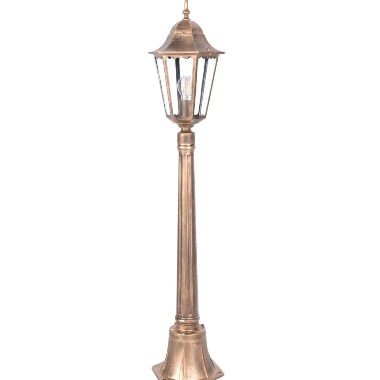 Zewnętrzna lampa stojąca retro K-6006A CZ/ZŁ LOZANA | Kaja Oświetlenie*Sklep Kaja Fashion