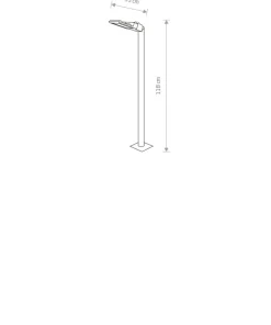 Zewnętrzna lampa stojąca ze zintegrowanym LED-em 9420 | Kaja*Sklep Kaja Discount