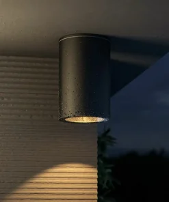 Zewnętrzny spot w kształcie tuby, lampa na taras O307CL-01B ROLL*Sklep Kaja Best