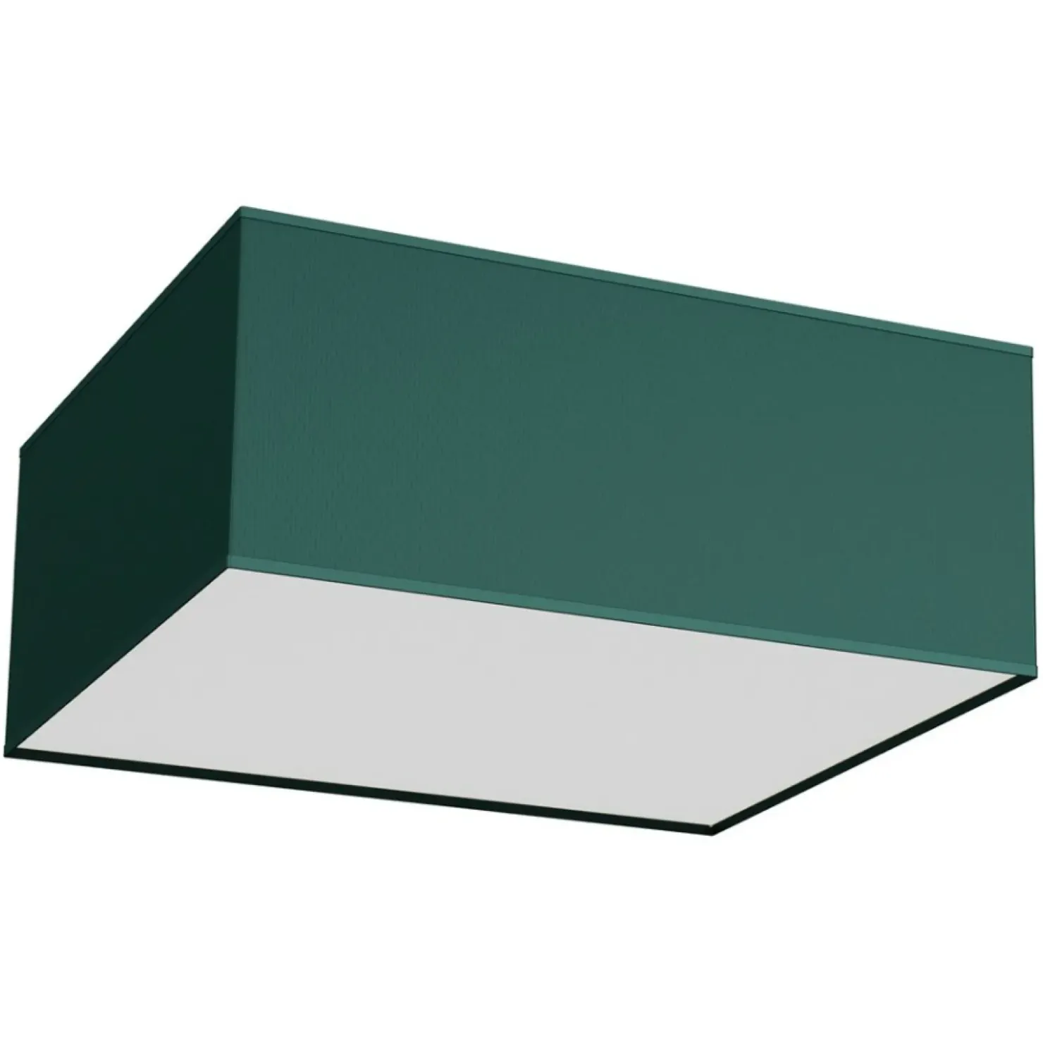 Zielona lampa sufitowa, prostokątny plafon MLP7875 z serii VERDE | Kaja Oświetle*Sklep Kaja New
