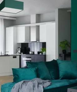Zielona lampa sufitowa, prostokątny plafon MLP7875 z serii VERDE | Kaja Oświetle*Sklep Kaja New