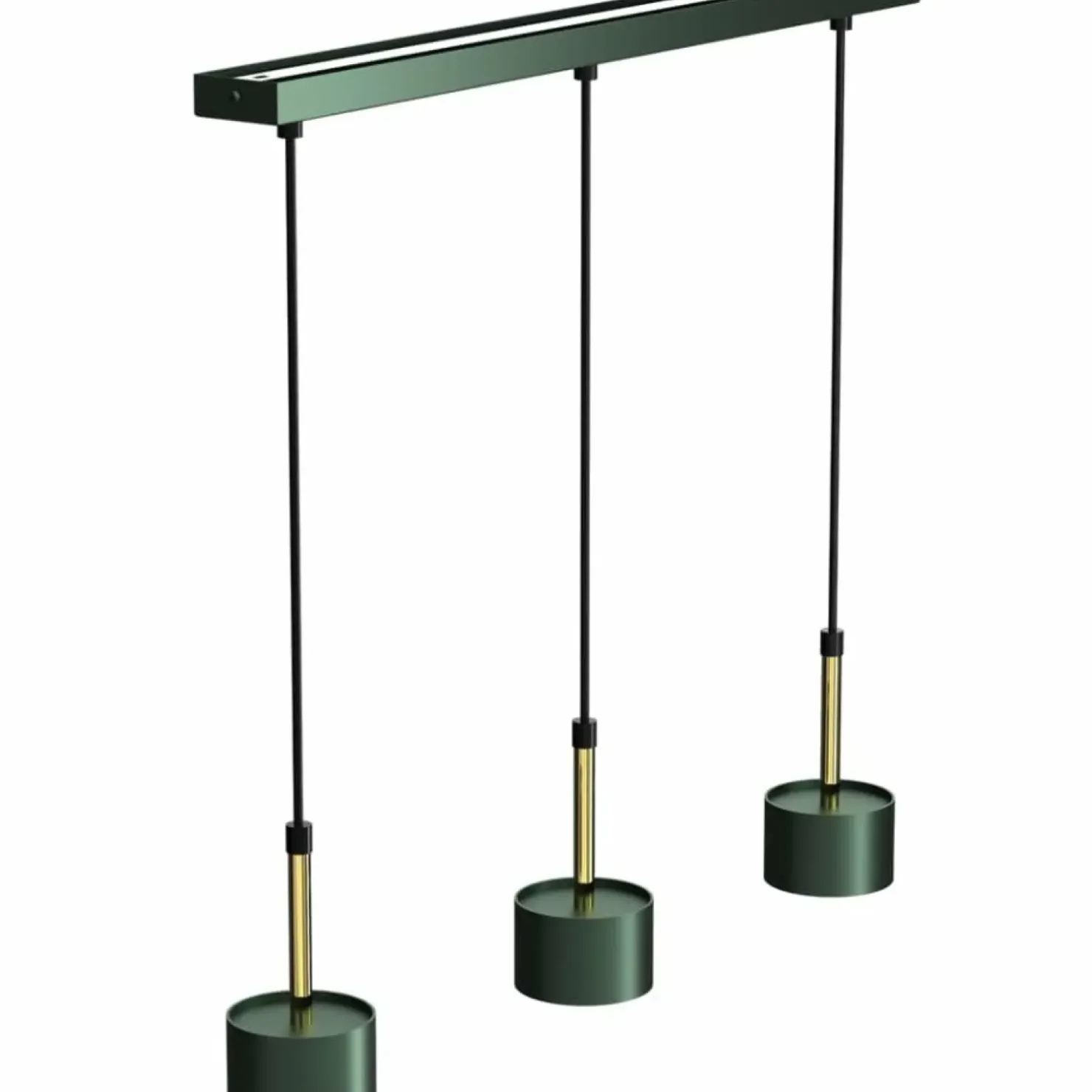 Store Sklep Kaja Zielona lampa ze złotymi elementami MLP7767 z serii ARENA | Kaja Oświetlenie