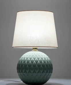 Zielona lampka nocna z beżowym abażurem TK 5904 SANTANA | Kaja*Sklep Kaja Fashion