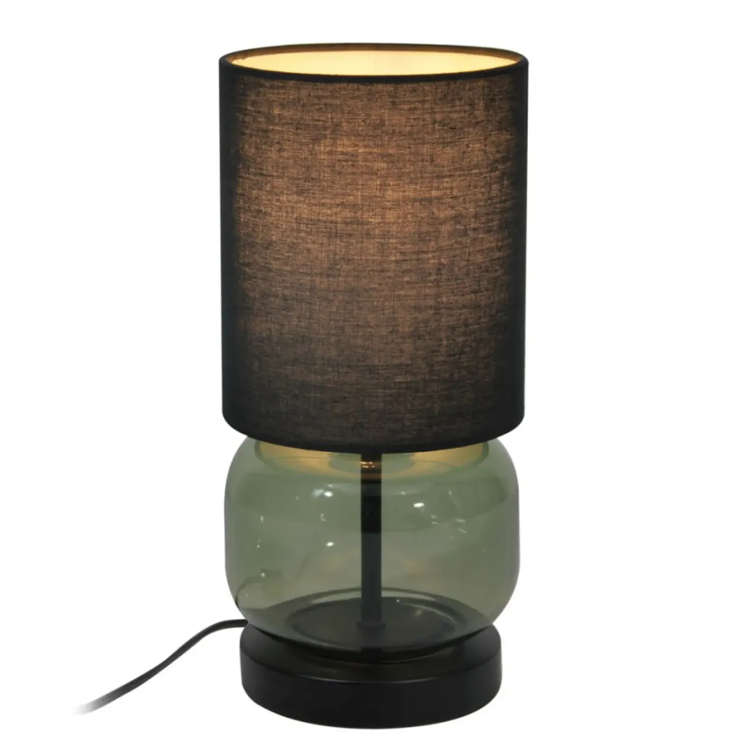 Zielona lampka z abażurem TB-63748-BL-GR DORME | Kaja Oświetlenie*Sklep Kaja Cheap