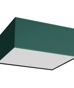 Zielona, prostokątna lampa sufitowa do korytarza MLP7874 z serii VERDE | Kaja Oś*Sklep Kaja Best Sale
