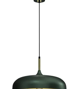 Hot Sklep Kaja Zielono-złota lampa wisząca, metalowa MLP7900 z serii LINCOLN | Kaja Oświetlenie