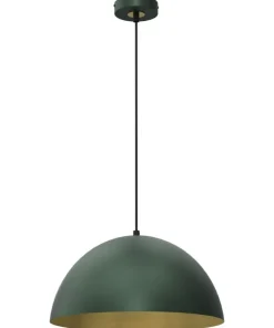 Clearance Sklep Kaja Zielono-złota lampa wisząca, średnica klosza 35cm MLP8286 z serii BETA | Kaja Oś