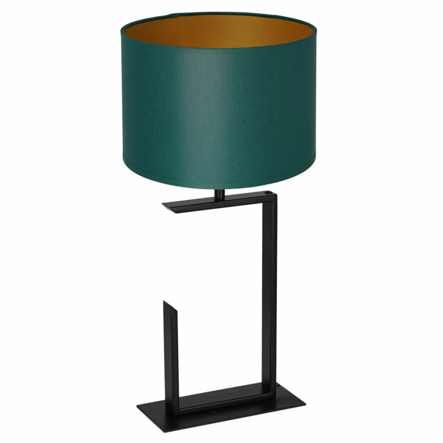 Zielono-złota lampka stołowa, do gabinetu LX 3419 z serii TABLE LAMPS*Sklep Kaja Shop