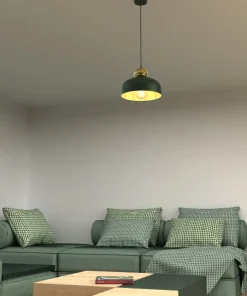 New Sklep Kaja Zielono-złota, metalowa lampa wisząca MLP7694 z serii HARALD | Kaja Oświetlenie
