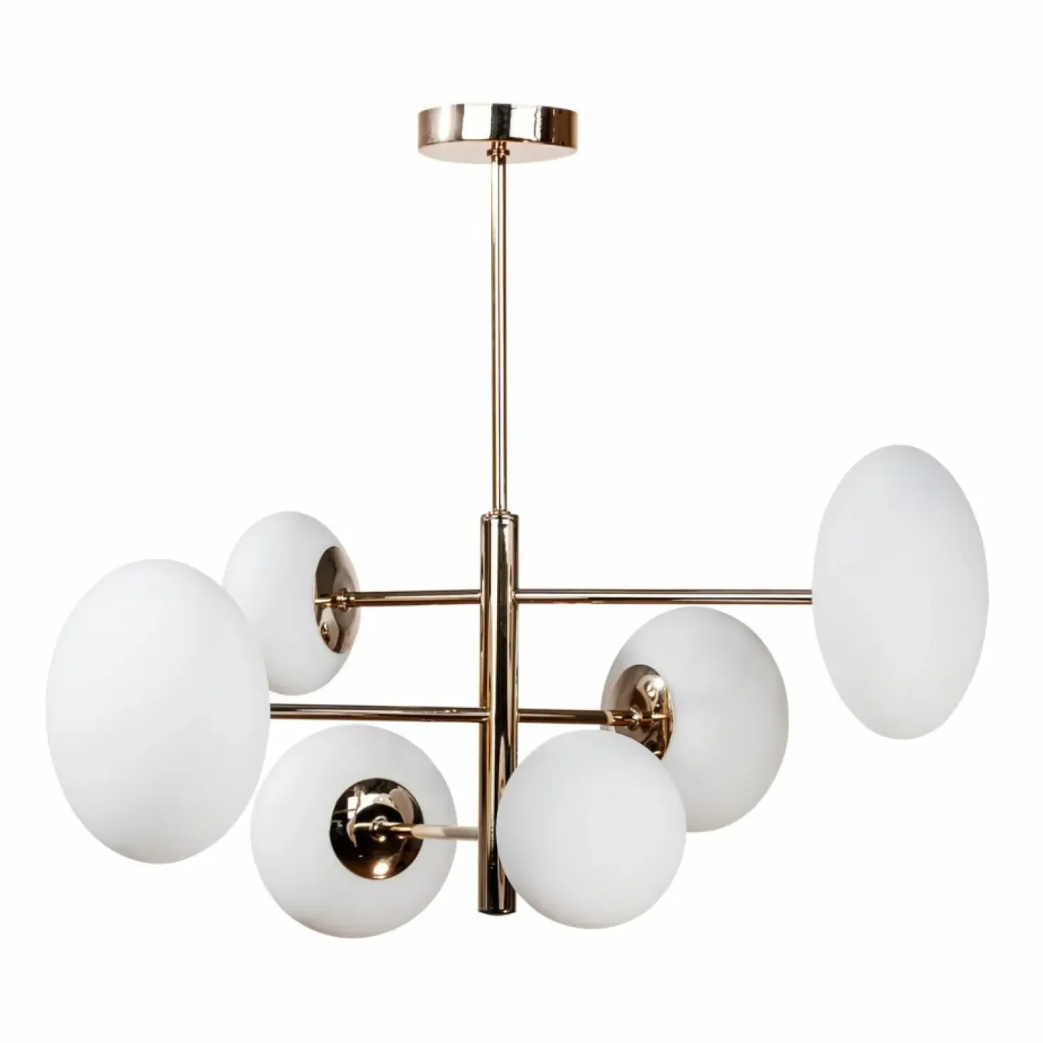 Best Sklep Kaja Złota, błyszcząca lampa sufitowa do salonu ZM 1197 OMI | Kaja