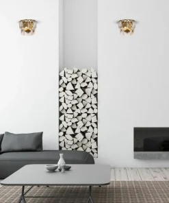 Złota, kryształowa lampa ścienna, mały gwint ML6931 z serii CHELSEA | Kaja Oświe*Sklep Kaja Flash Sale